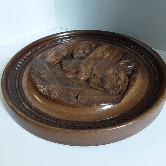 Large Rustic Beaver Plaque 14.5" Faux Wood Wall Decor Vintage Cabin Cottage Camp - Picture 7 of 12